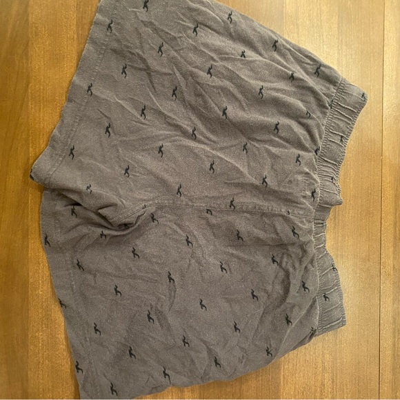 Hollister Dark Gray Logo Sleep Shorts, XS - Picture 5 of 5